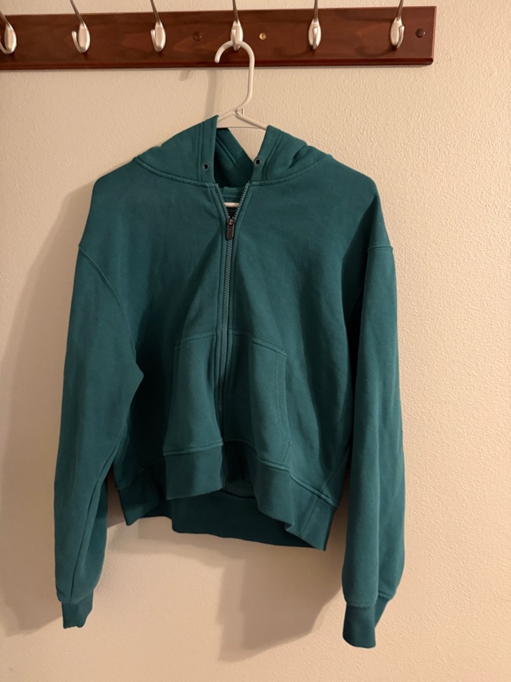 Athleta Forest Green Cropped Jacket